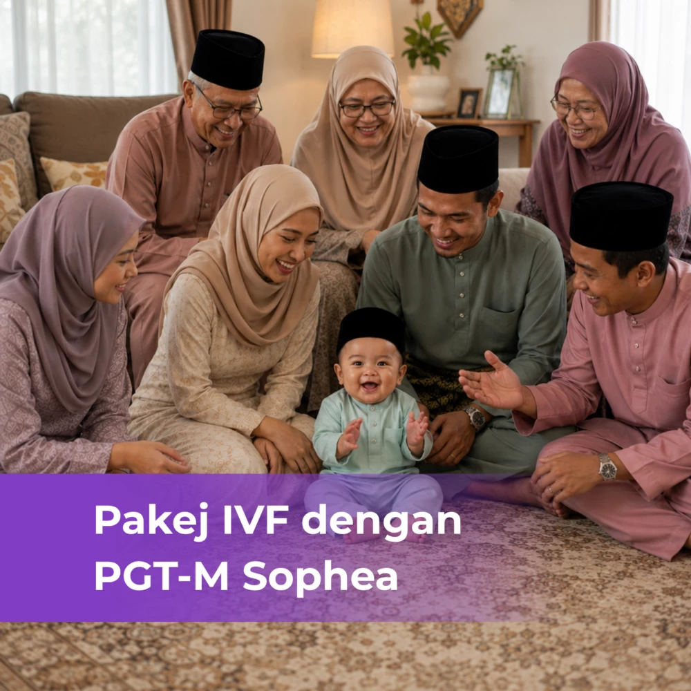 Risau keadaan genetik diwarisi oleh anak? Ketahui bagaimana IVF bersama PGT-M membantu mengenal pasti embrio berdasarkan keadaan genetik keluarga.
