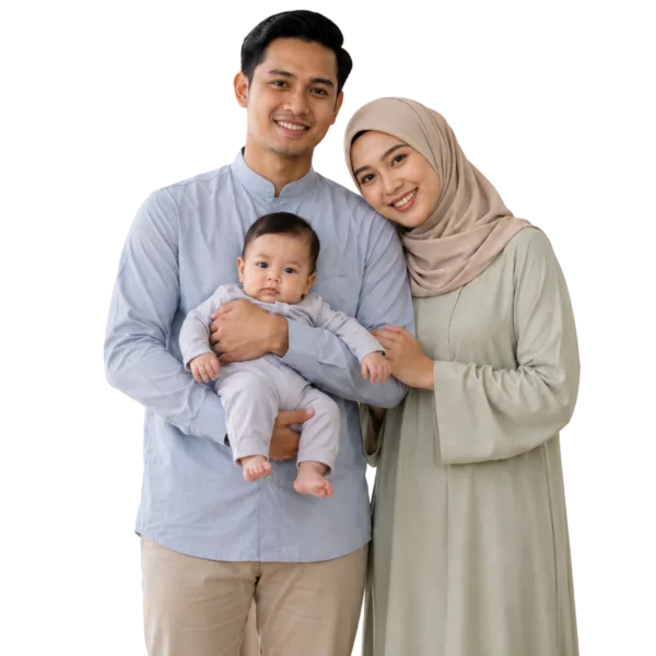 Pasangan muda Melayu bersama bayi selepas rawatan kesuburan IVF